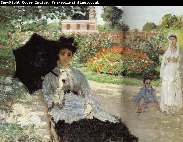 Claude Monet Camille in the Garden with Jean and his Nanny
